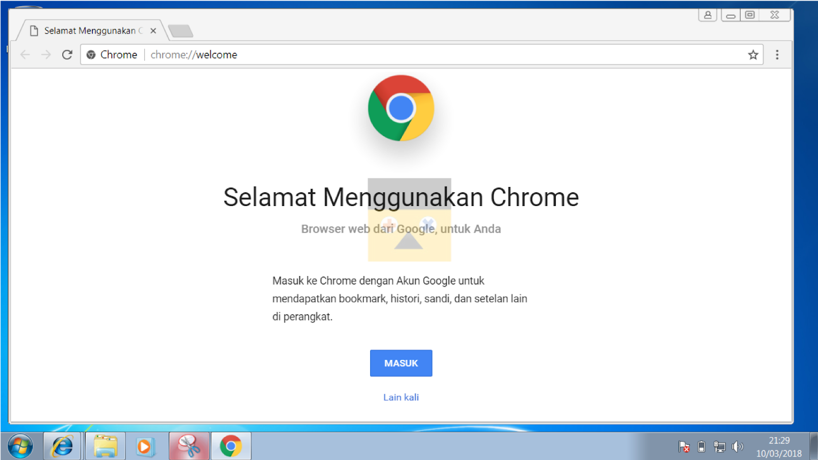 Cara Instal Google Chrome Terbaru di Windows 7/8/10