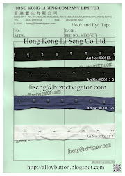 Hook and Eye Tape Manufacturer and Supplier - Hong Kong Li Seng Co Ltd