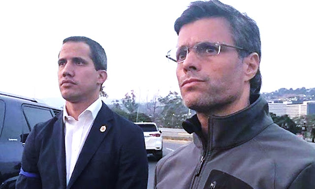 Juan Guaidó y Leopoldo López
