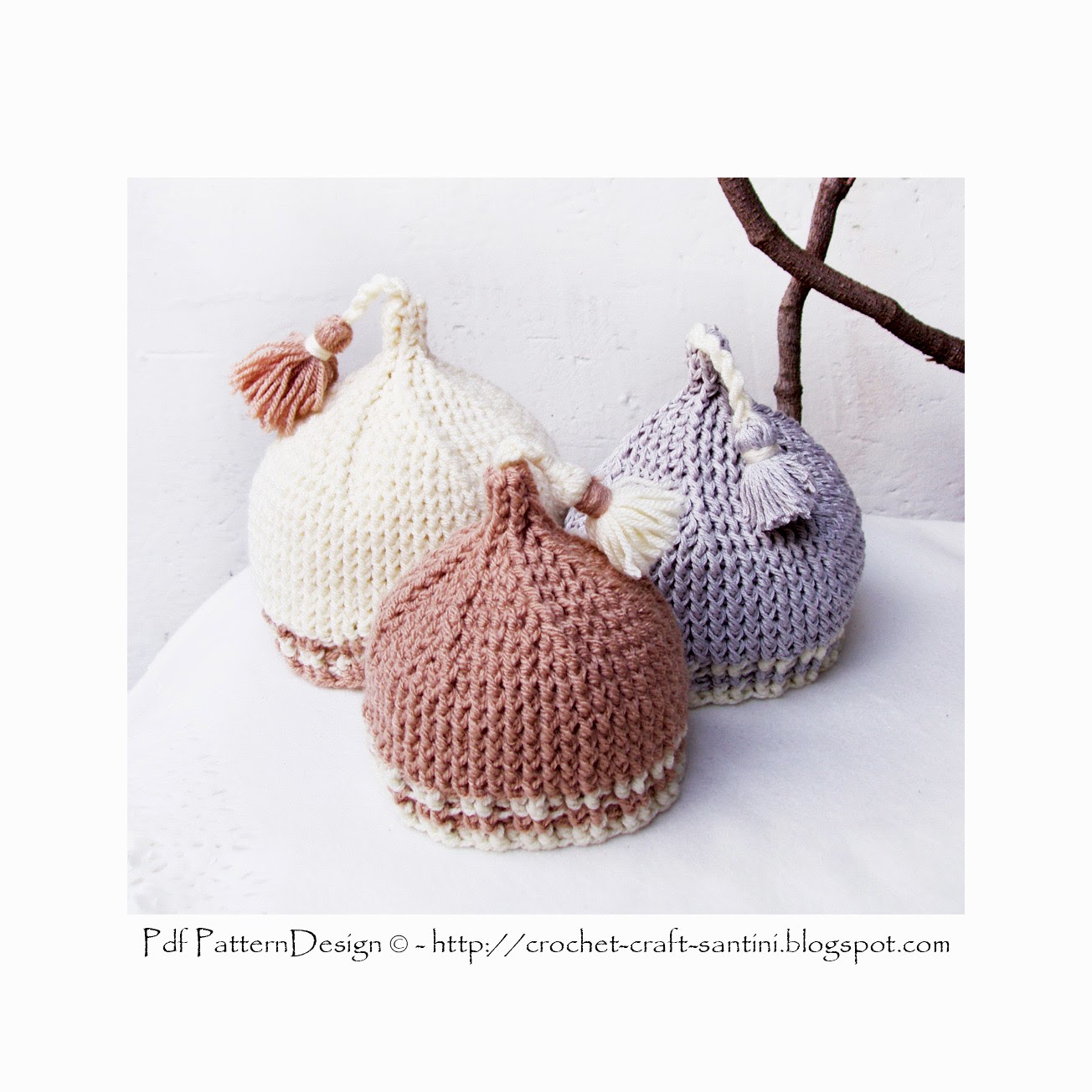 POST STITCHES FOR THE BABY'S TASSEL HAT!