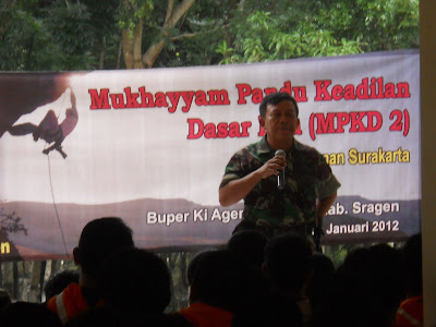 KODIM 0725/SRAGEN MEMBERIKAN PENYULUHAN KETAHANAN NASIONAL KEPADA PESERTA MPKD2