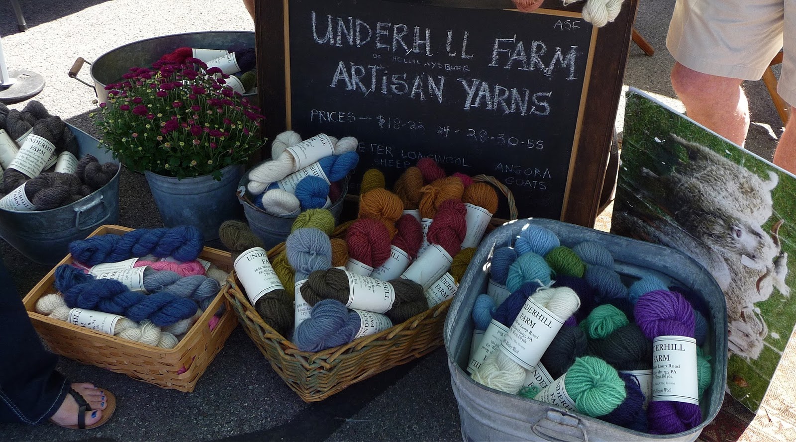 Wild Rose Farm Meeting Another Yarn Farm!