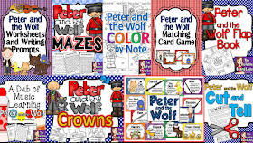  Peter and the Wolf Resources from The Bulletin Board Lady