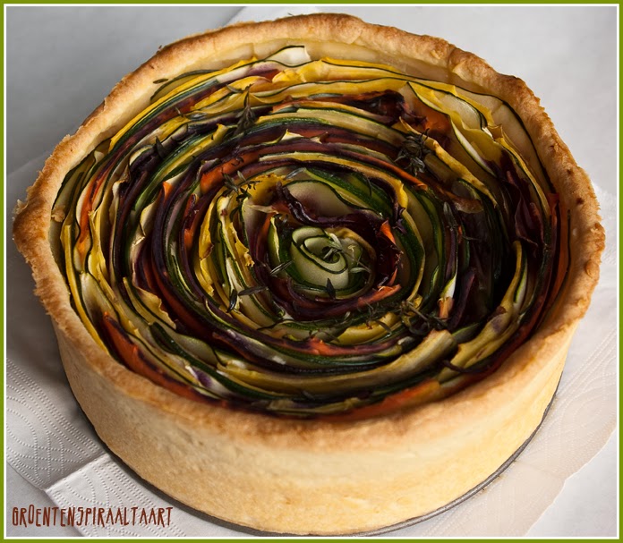 DONNA CARAMELLA Groentespiraal taart van Rudolph Van Veen