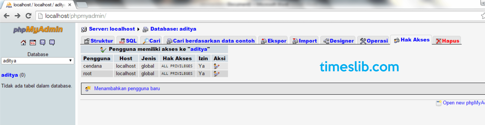 Instal SLiMS Cendana di Windows 7 LENGKAP Instal SLiMS Cendana di Windows 7 LENGKAP