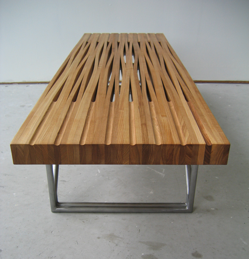 peppermags Furniture Bent Wood Table