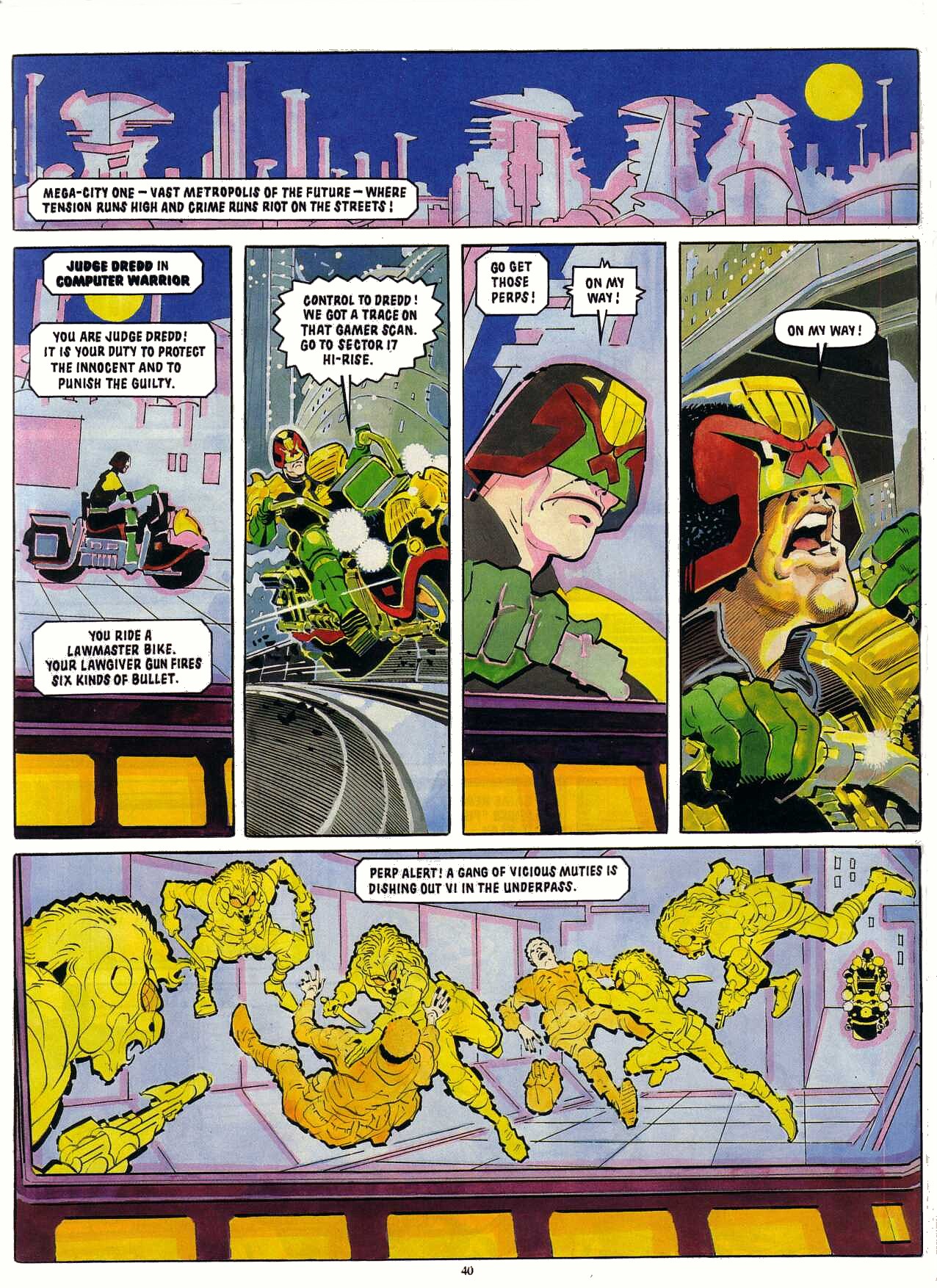 Read online Judge Dredd: The Complete Case Files comic -  Issue # TPB 14 (Part 2) - 131