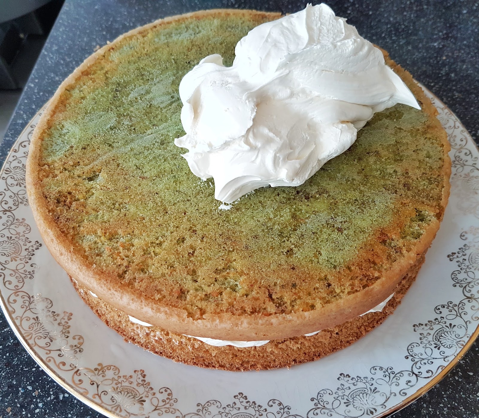 Pistachio Honey Cake with Mascarpone Recipe