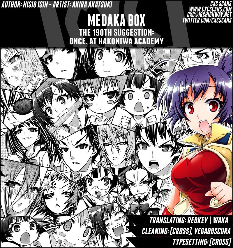 Medaka Box Chapter 190 - ManhwaFull.net