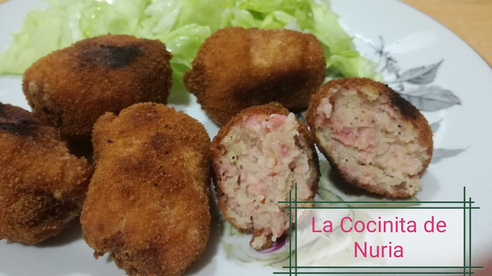La Cocinita de Nuria CROQUETAS DE POLLO SIN BECHAMEL