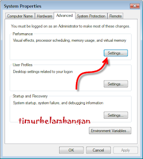 Cara Menambah Virtual Memori Pada Windows 7