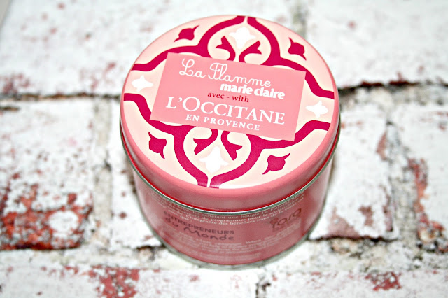 La Flamme Marie Claire with L'Occitane