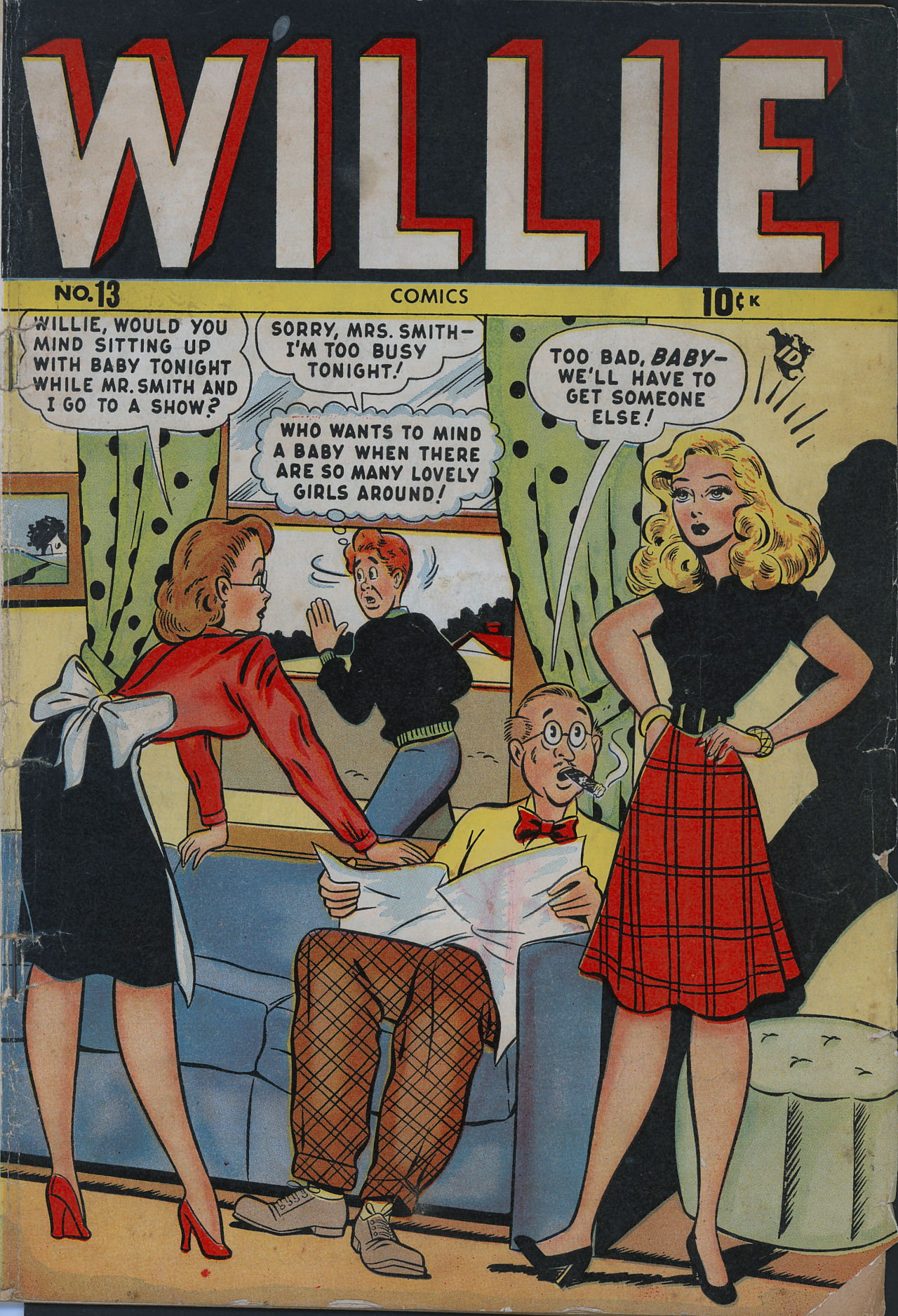 Read online Willie Comics (1946) comic -  Issue #13 - 1