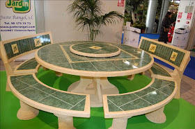 Decoracion Actual de moda: Muebles de Piedra para el Jardín