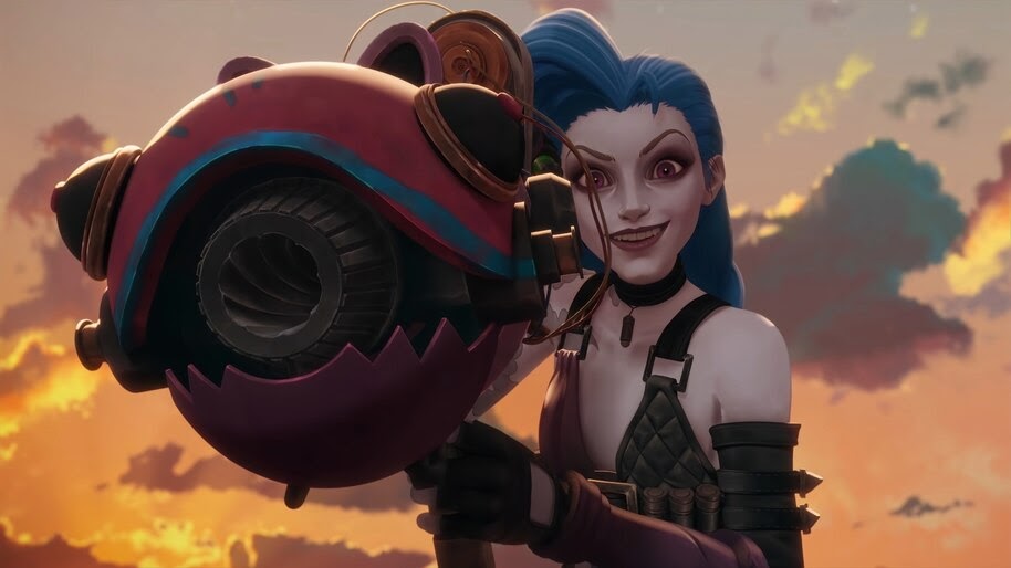 Jinx, Legends of Runeterra, LoL, 4K, #3.1856