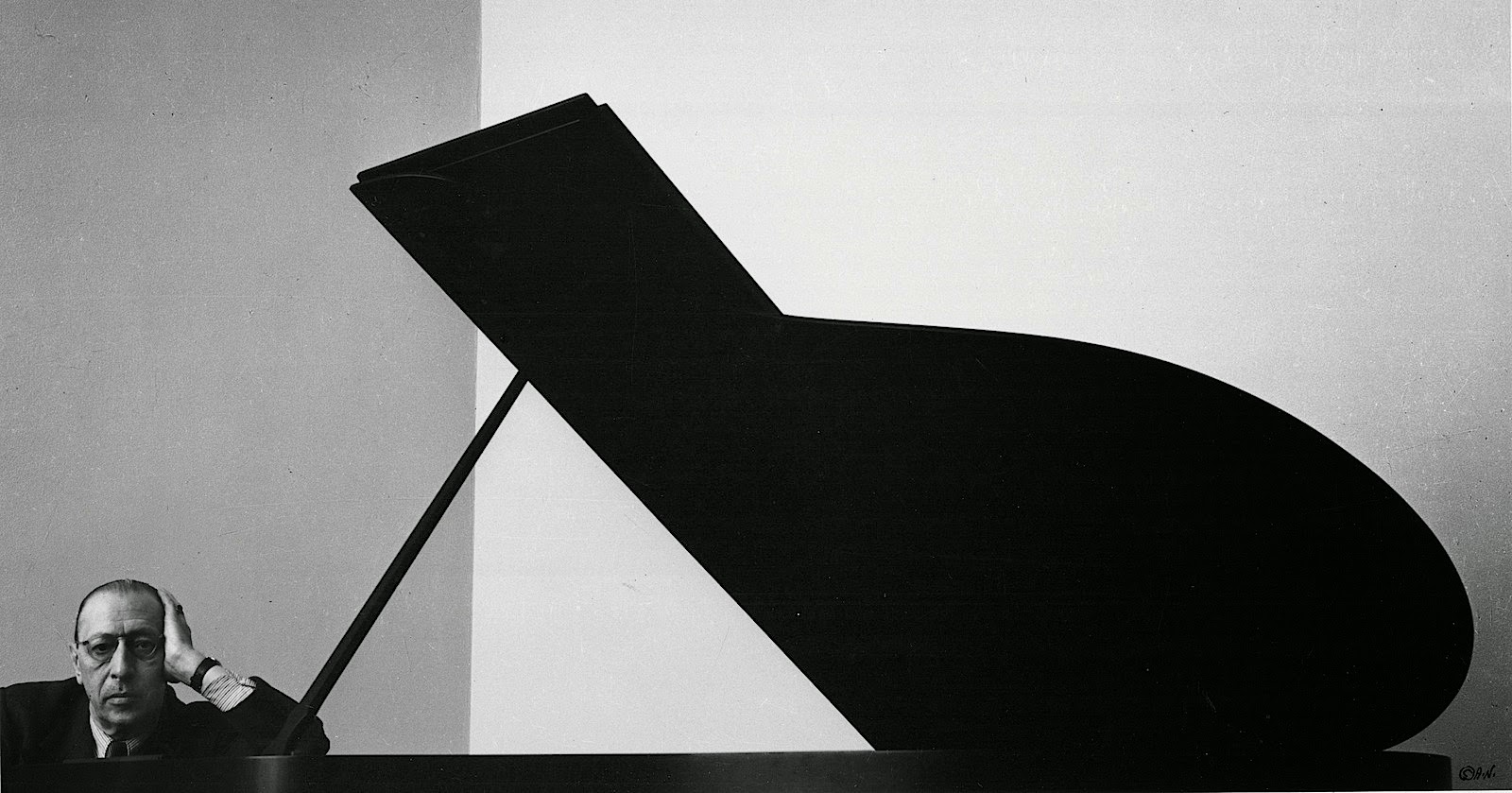 IGOR STRAVINSKY at contemporary jewish museum by arnold newman