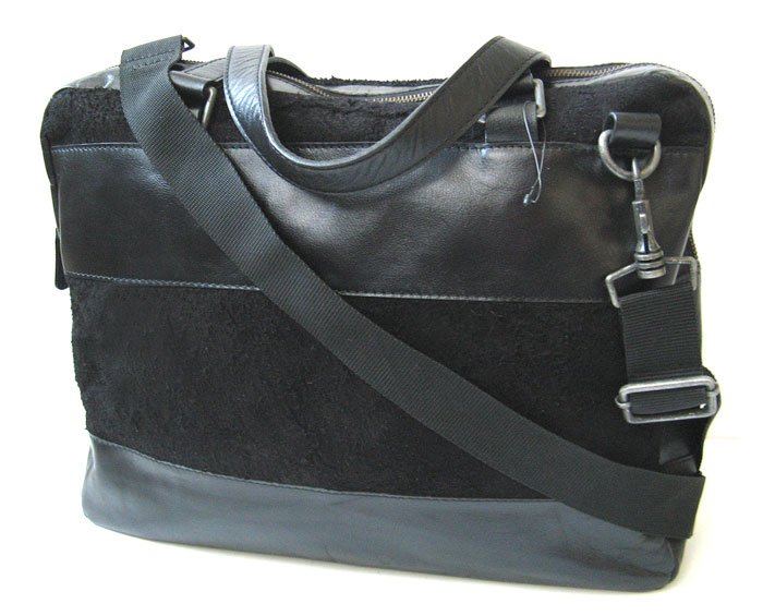 MENS BLACK BUFFALO LEATHER BAG ZARA MAN BAG