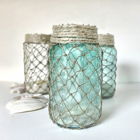 Nautical Netted Jars Nautical Netted Jars