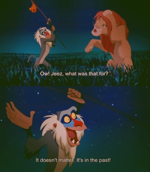 Lion King - It Doesn't Matter - It's In The Past