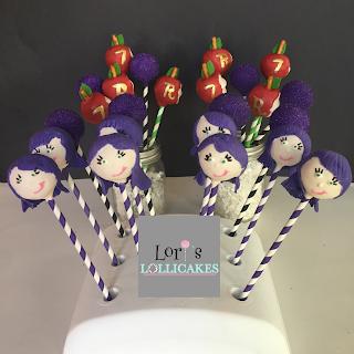 Lori S Lollicakes Mal And Descendants Inspired Cake Pops