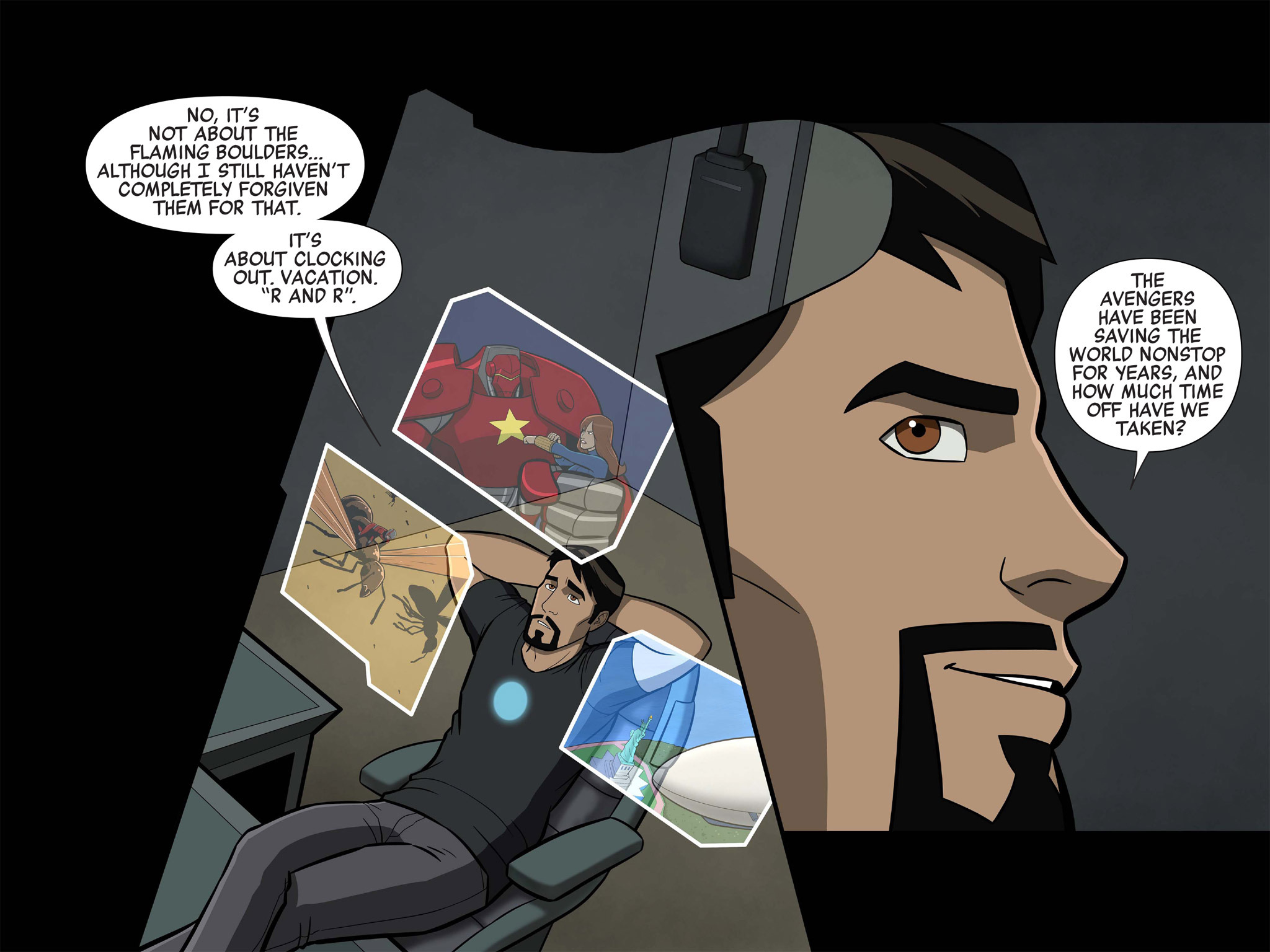 Read online Marvel Universe Avengers Infinite Comic comic -  Issue #1 - 3