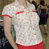 Gail Carriger in a Red Skirt  at Reno WorldCon 2011