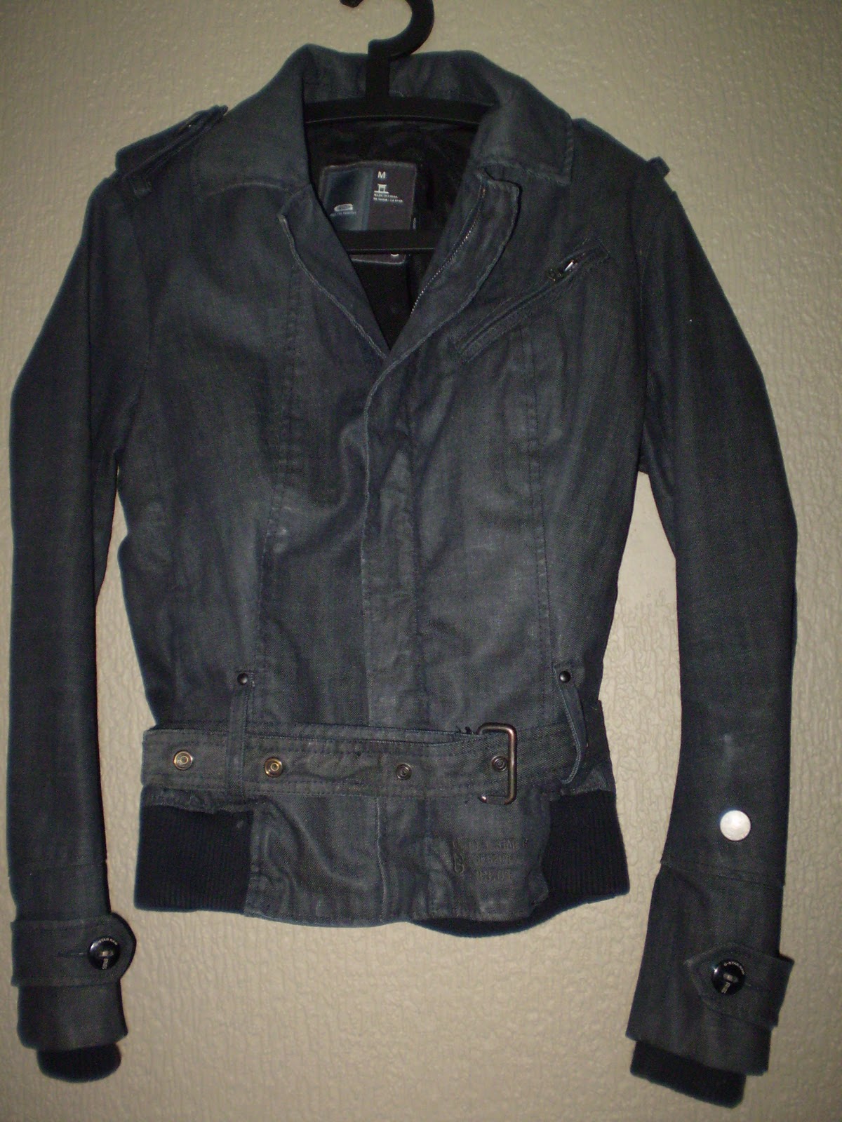 Chris17 vide son dressing: veste G-STAR