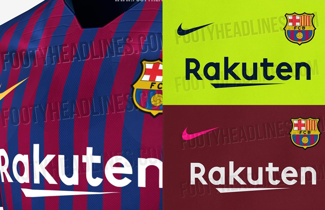 Nike FC Barcelona 18-19 Home Kit Leaked + Away & Third Kit Details