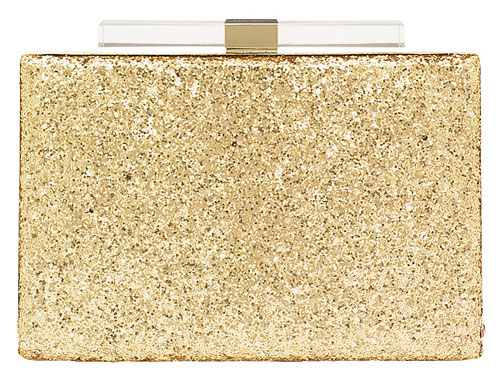 WobiSobi: Project Re-Style # 48 Gold, Glitter Clutch.