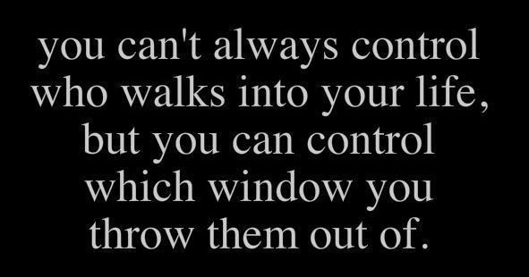 Random Musings: You can't always control....