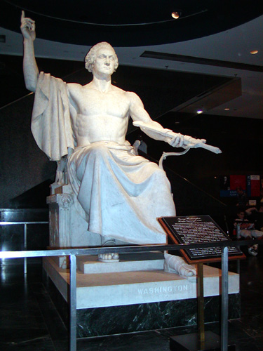 Statue of Zeus-Washington, the god of Big Bang