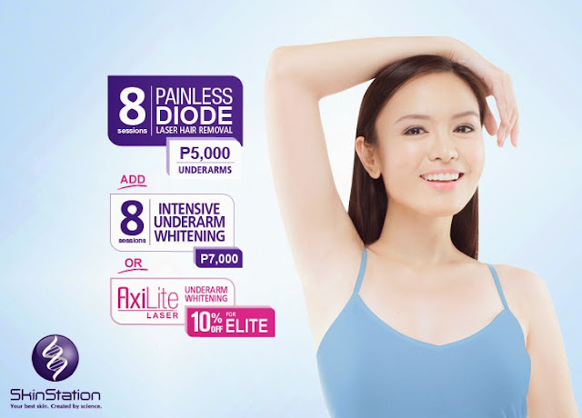 Painless Diode Underarm Laser Hair Removal from Skin Station