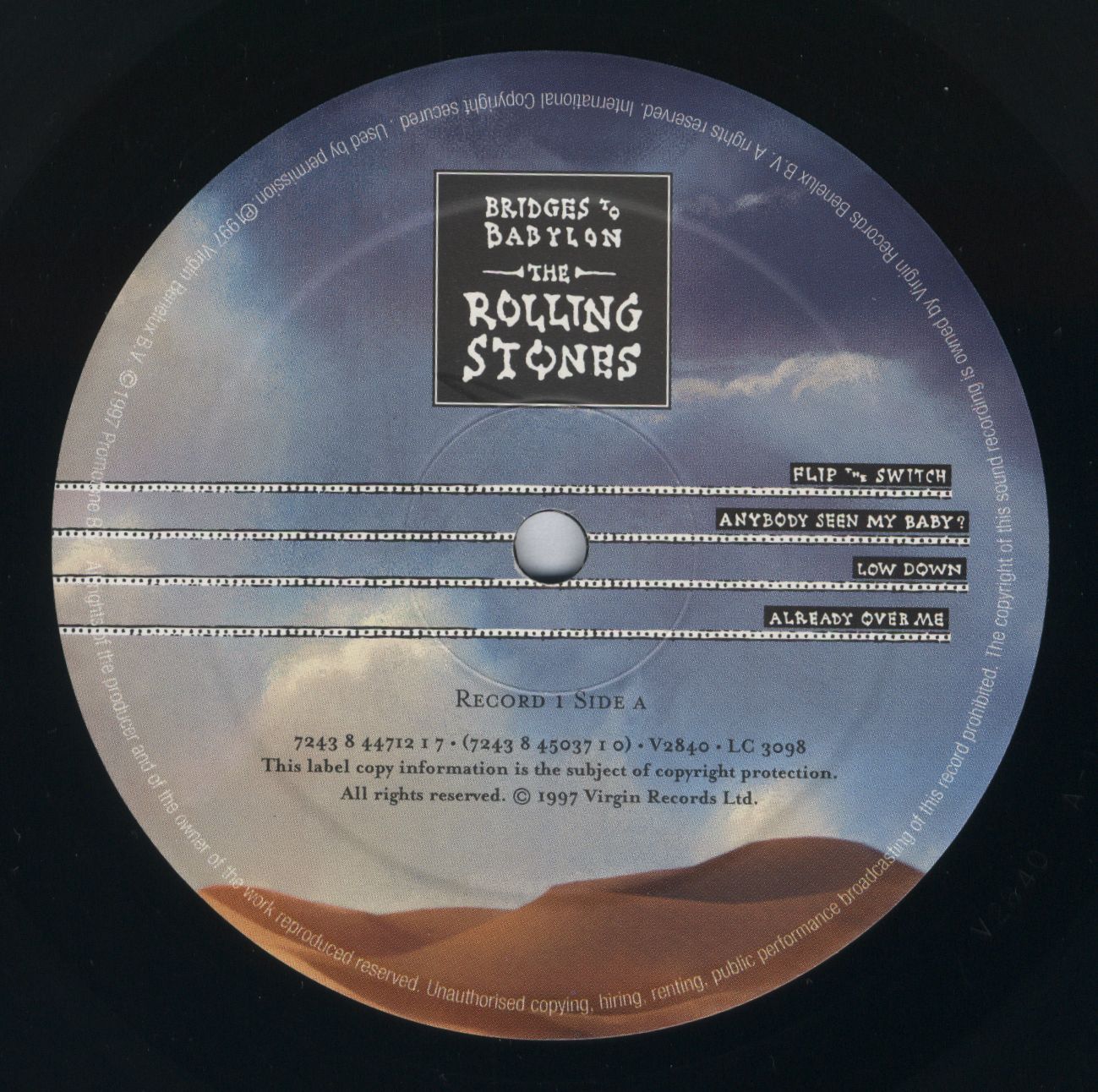 The Rolling Stones 1997 Bridges To Babylon