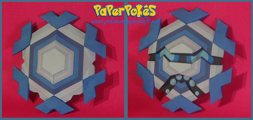 Pokemon Cryogonal Paper Model