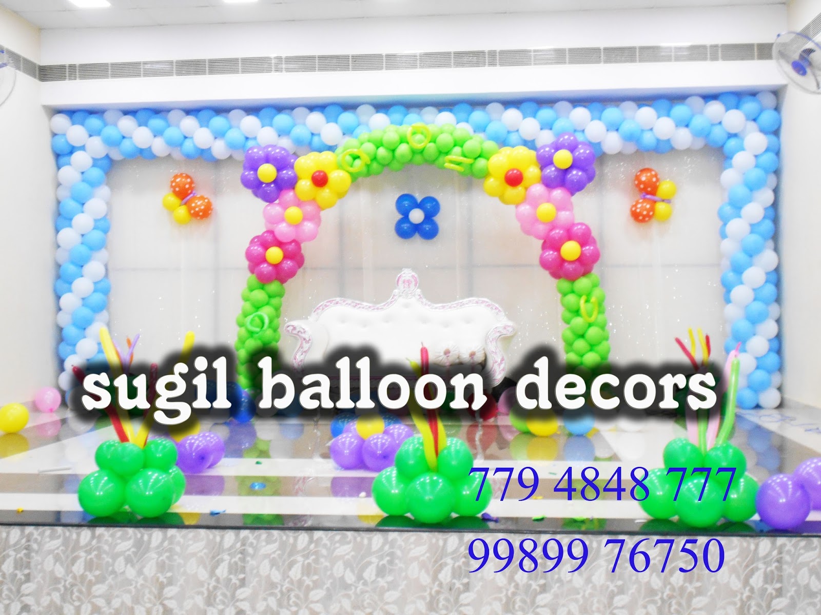 sugil balloon decorations in vijayawada