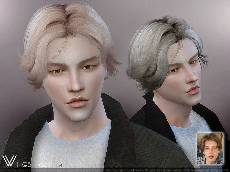 Sims 4 CC's - The Best: Male Hair by Wingssims