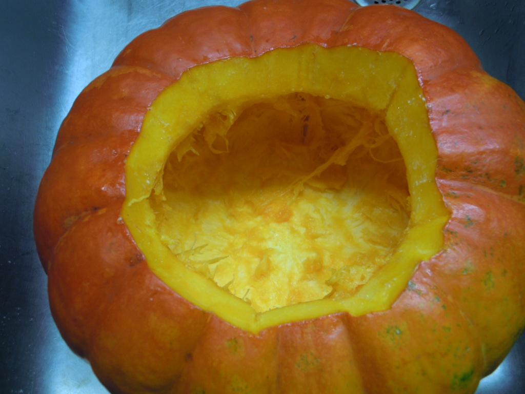 Des nœuds dans mon fil Citrouille au four
