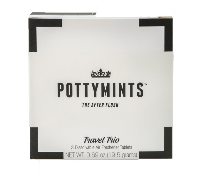 Garbage And Crowns Potty Mints a new way to add luxury fragrance to your bathroom.