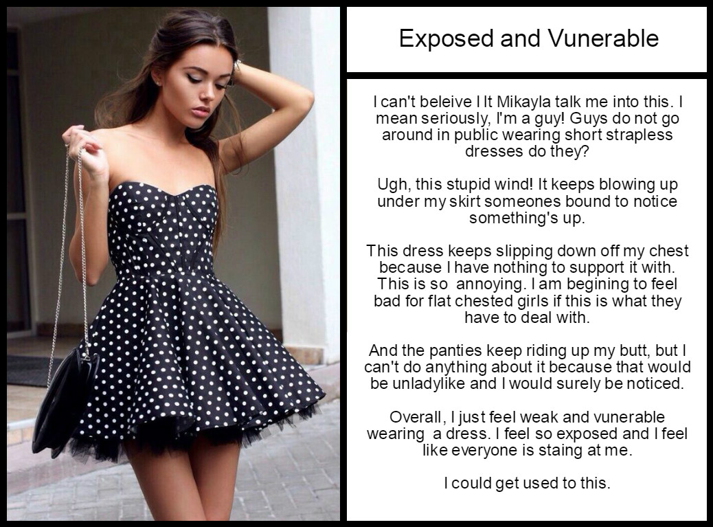 Ember's Fiery TG Captions Exposed and Vunerable