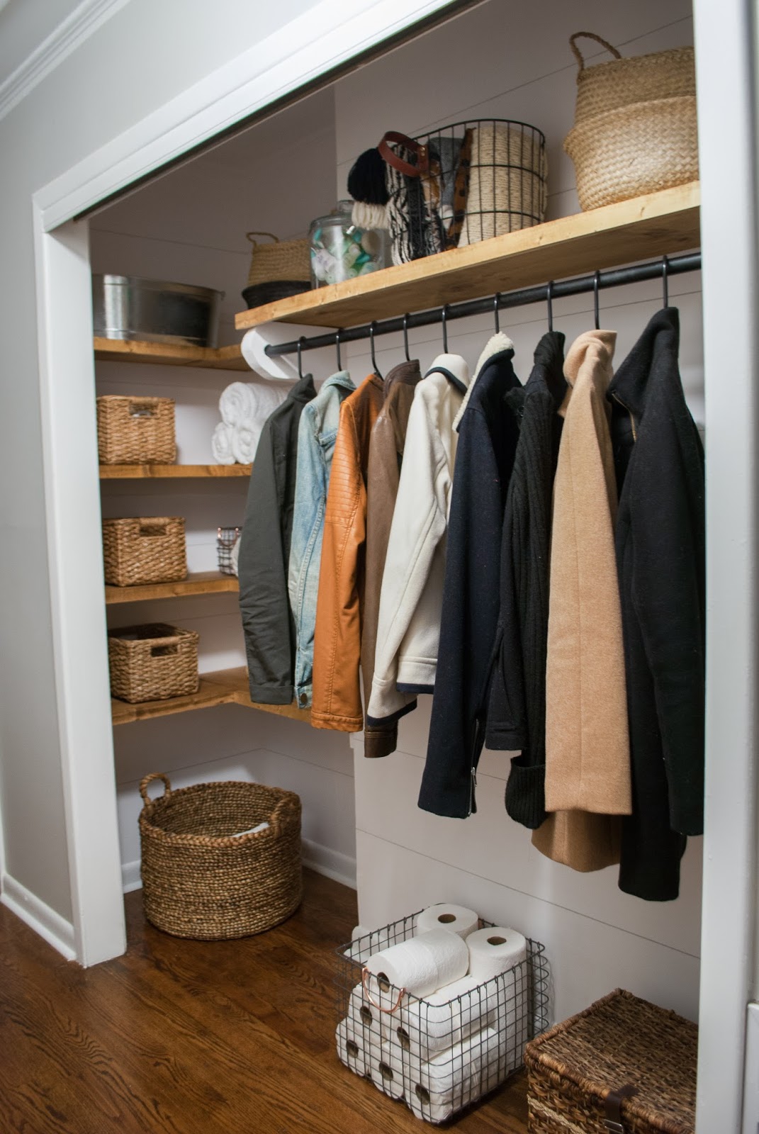 Small hall closet makeover – The Created Home