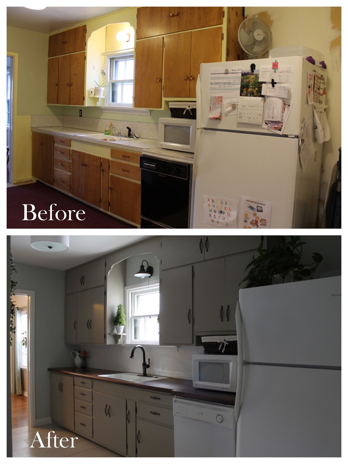 Happy Thoughts: Kitchen Remodel Before and After