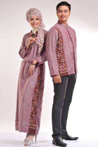 24 Kreasi Baju  Muslim Couple  untuk Pasangan Suami  Istri  