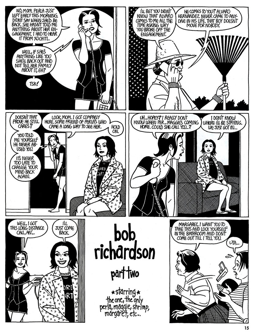 Read online Love and Rockets (1982) comic -  Issue #49 - 17