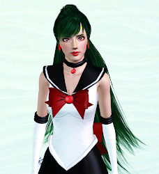 sailor pluto hair sims mesh senshi outer moon fr
