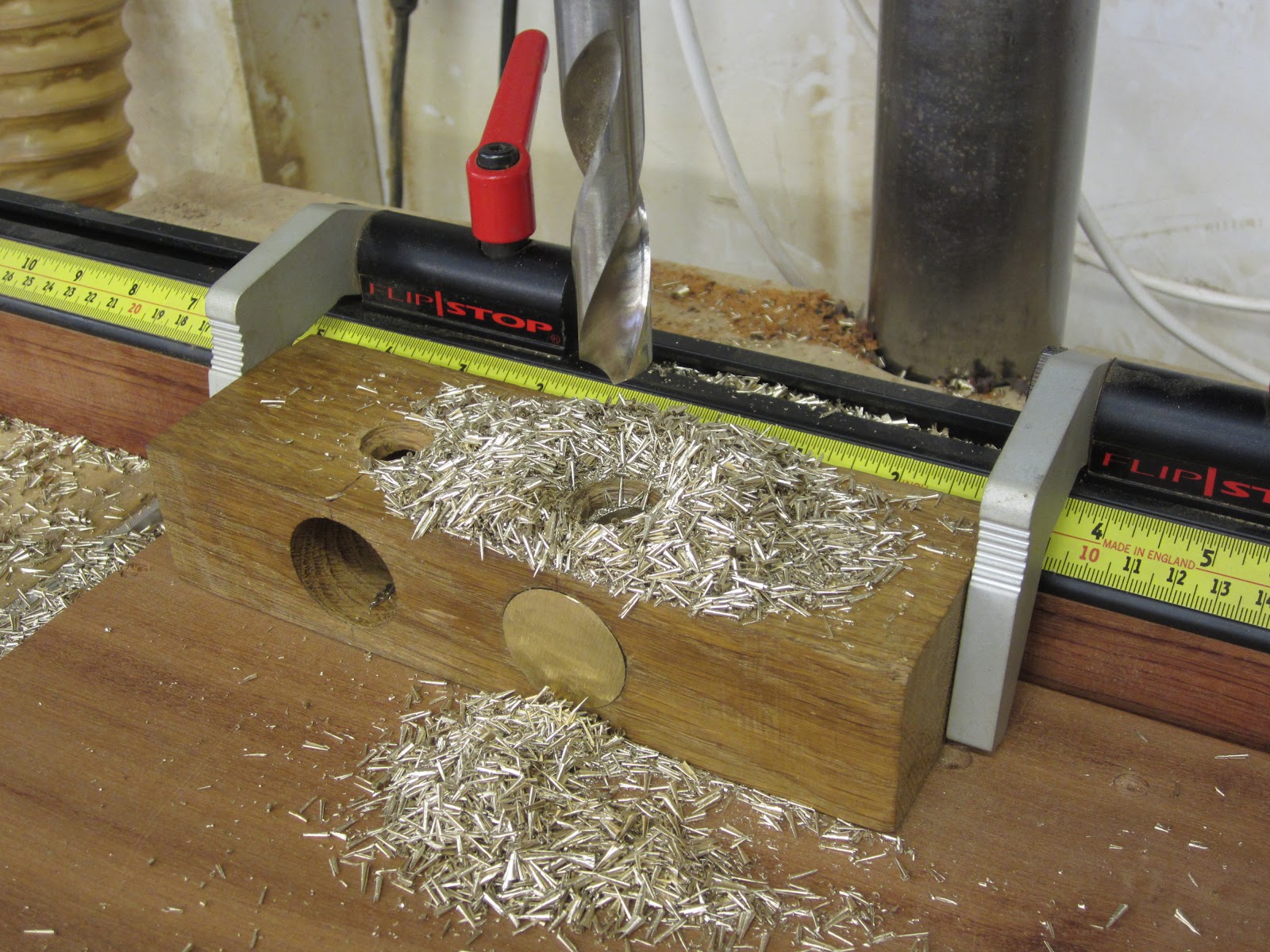 David Barron Furniture Making Brass Hammer Heads.