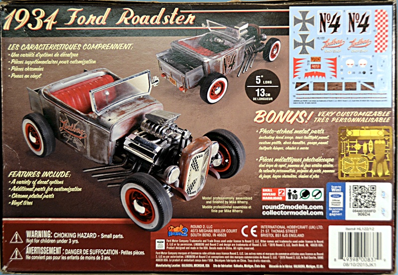Scale Model News Lindberg Ford Roadster Rat Rod From Round 2 Models