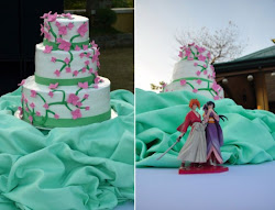 anime inspired cake ringbox