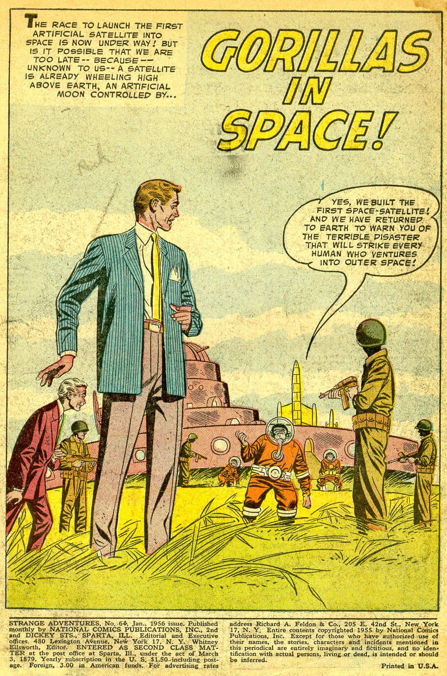 Read online Strange Adventures (1950) comic -  Issue #64 - 3