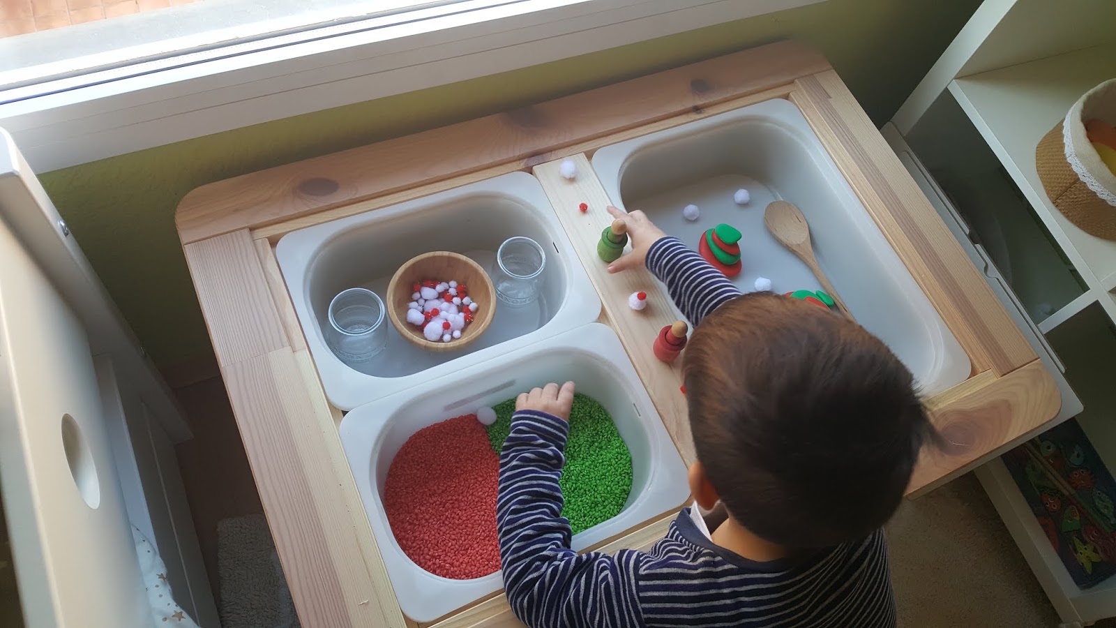 CRECIENDO FELICES: MESAS SENSORIALES