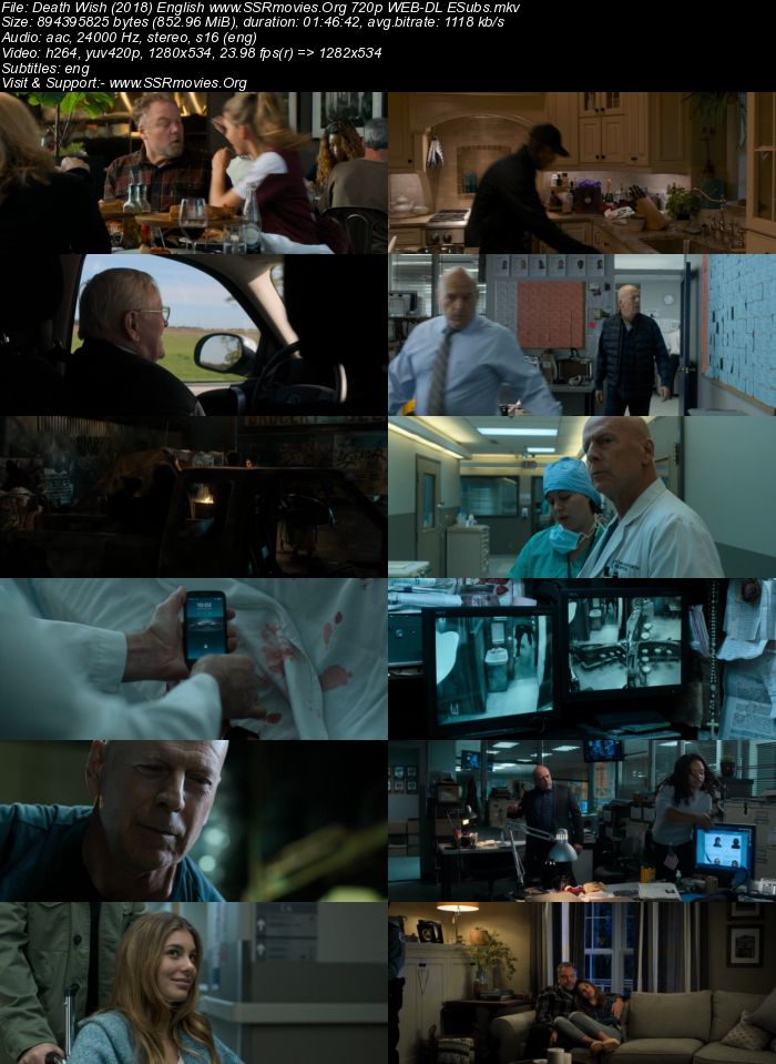 Death Wish (2018) English 720p WEB-DL